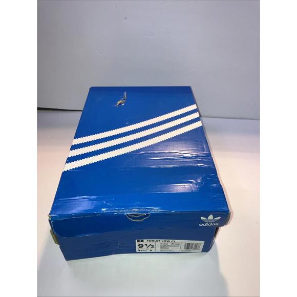 Adidas Forum Low CL Mens Shoe Glow Orange PreRed Gum Bottom JS1098 Size 9.5 NEW - Picture 10 of 10